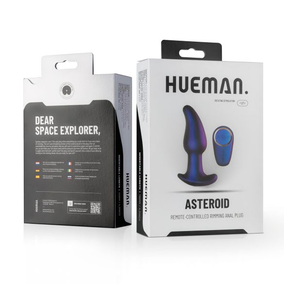 Hueman Asteroid - Roterende Analkuler Vibrator (Lilla)