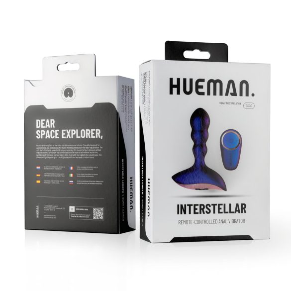 Hueman Interstellar - bølgete analvibrator (lilla)