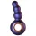 Hueman Outer Space - oppladbar, perlet analvibrator (lilla)