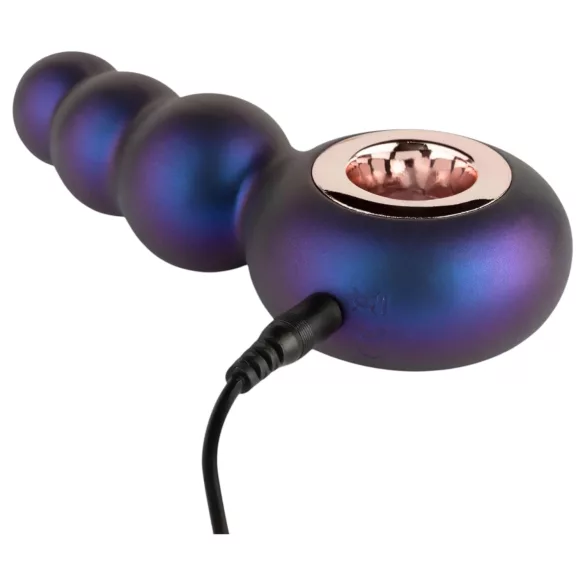 Hueman Outer Space - oppladbar, perlet analvibrator (lilla)