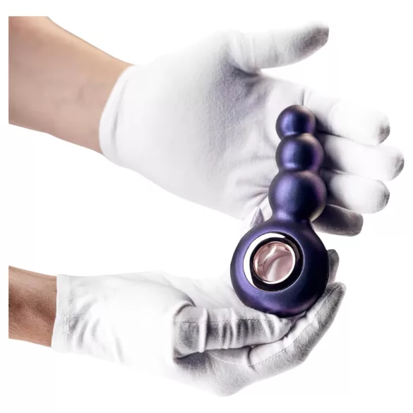 Hueman Outer Space - oppladbar, perlet analvibrator (lilla)