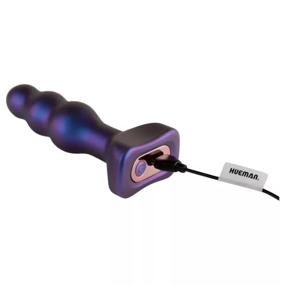 Hueman Space Invader - oppladbar, vanntett analvibrator (lilla)