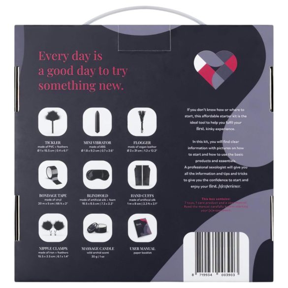 Nybegynner BDSM-sett (8 deler)