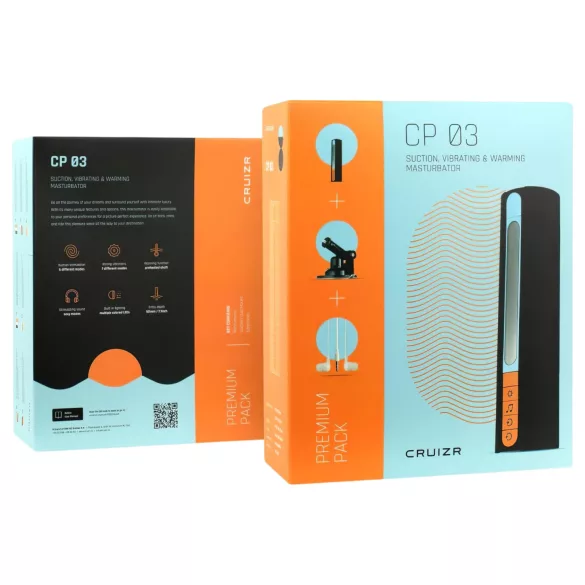 CRUIZR CP03 - oppladbar sugevibrator (svart)