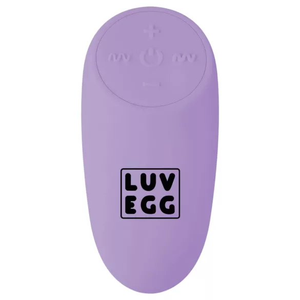 LUV EGG XL - bærbart, oppladbart, trådløst vibrasjonsegg (lilla)