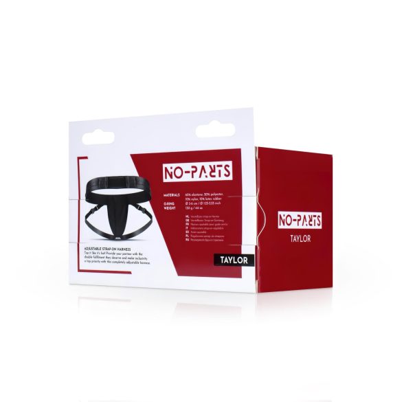 No-Parts Taylor – justerbar sele med dobbel O-ring (S-L)