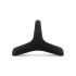 Easytoys Desire Ring - elastisk penis- og ballring (svart)