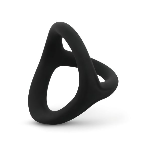 Easytoys Desire Ring - elastisk penis- og ballring (svart)