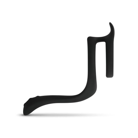 Easytoys Nytelsesring - elastisk penis- og testikkelring (svart)