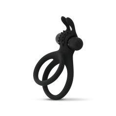 Easytoys Share Ring - vibrerende penis- og testikkelring (svart)   Easytoys Share Ring - vibrerende penis- og testikkelring (svart)