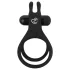 Easytoys Share Ring - vibrerende penis- og testikkelring (svart)