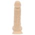 Realistisk Fantasy Ashton dildo - med baller, 20,5 cm (natur)