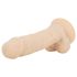 Realistisk Fantasy Ashton dildo - med baller, 20,5 cm (natur)