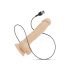 Real Fantasy Conrad - sugekopp-vibrator - 20 cm (hudfarget)