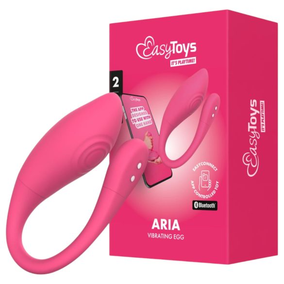 EasyConnect - smart vibrasjonsegg (rosa)