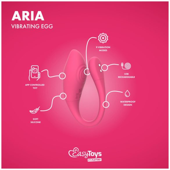 EasyConnect - smart vibrerende egg (rosa)