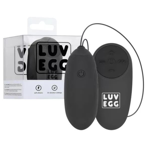 LUV EGG – trådløst vibrerende egg (sort)