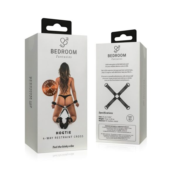 Soveromsfantasier - bondagekryss (svart)