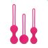 Easytoys LoveBalls - Kegel Sett - 3 Deler (Rosa)