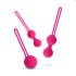 Easytoys LoveBalls - Kegel Sett - 3 Deler (Rosa)