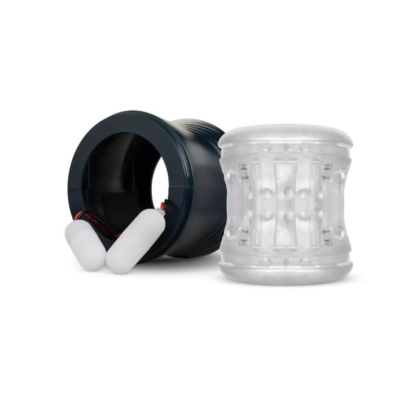 FPPR - oppladbar, vibrerende, dobbel-endet masturbator (blå)