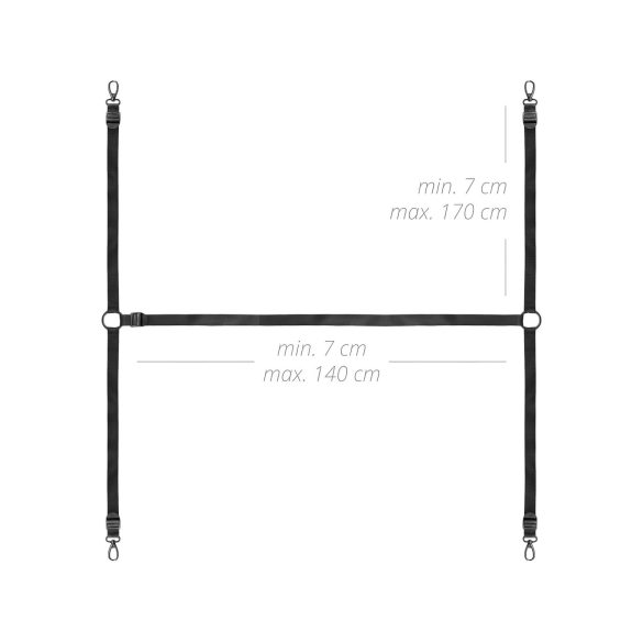 Soveromsfantasier - sengeseremoni-sett (svart)