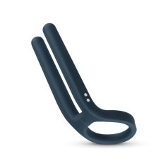Boners - oppladbar penisring og testikkelvibrator (blå) Boners - oppladbar penisring og testikkelvibrator (blå)