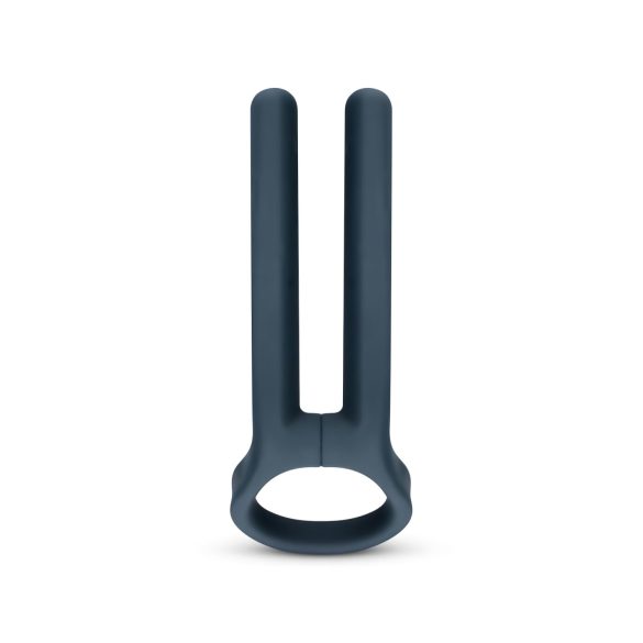 Boners - oppladbar penisring og testikkelvibrator (blå)