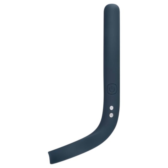 Boners - oppladbar penisring og testikkelvibrator (blå)