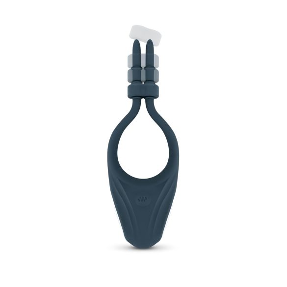 Boners - justerbar vibrerende penisring (blå)