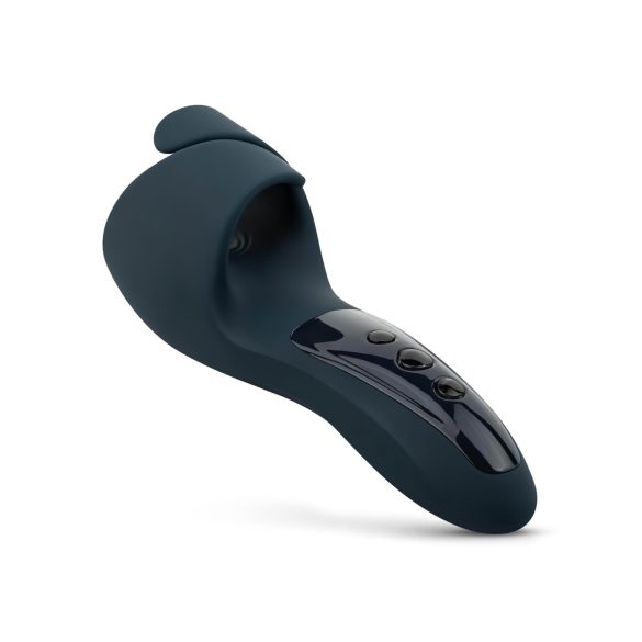 Boners - oppladbar, vanntett tuppvibrator (blå)