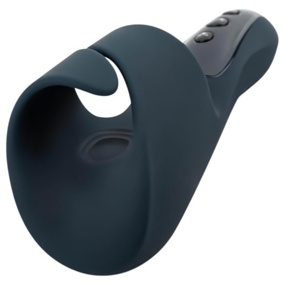 Boners - oppladbar, vanntett tuppvibrator (blå)