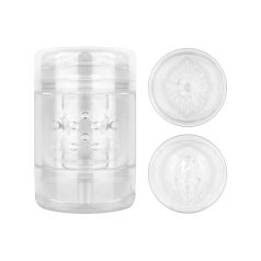 FPPR. - Dobbel glede masturbator - vagina & anus (gjennomsiktig)   FPPR. - Dobbel glede masturbator - vagina & anus (gjennomsiktig)