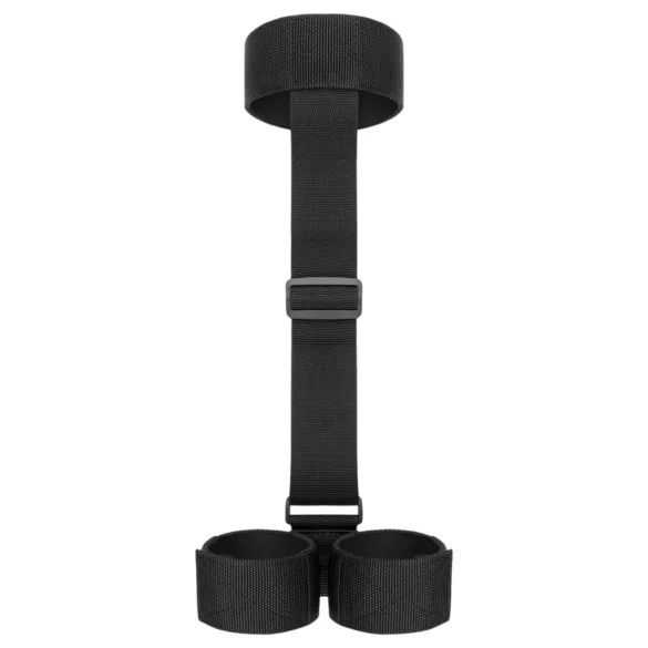 Soveromsdrømmer - mykt halsbånd og håndjern (svart)