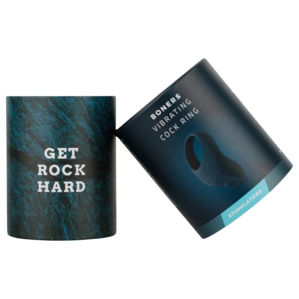 Boners - oppladbar vibrerende penisring (grå)