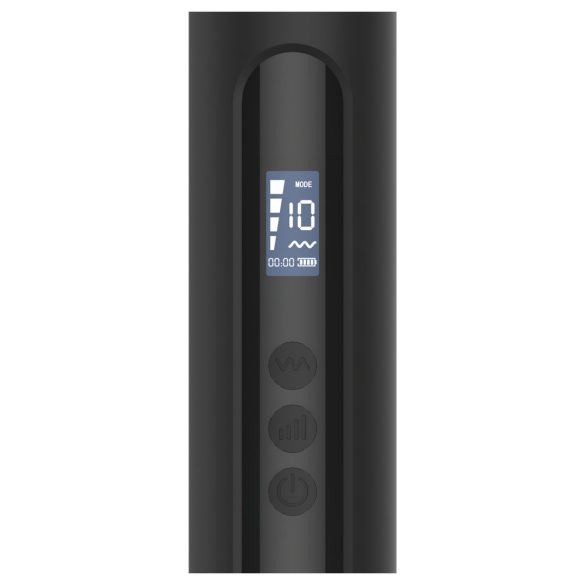 BLAQ - kraftig digital massørvibrator (svart)