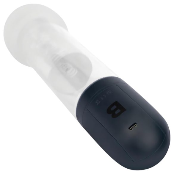 Boners - Automatisk penispumpe masturbator (gjennomsiktig-svart)