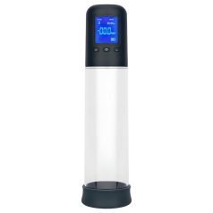 Boners - Automatisk LCD penispumpe (gjennomsiktig-svart) Boners - Automatisk LCD penispumpe (gjennomsiktig-svart)