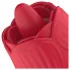 Teazers Rose - støtvibrator med tungeformet klitorisstimulator (rød)
