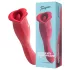 Teazers - tosidig vibrator med tungeformet klitorisstimulator (rød)