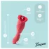 Teazers - tosidig vibrator med tungeformet klitorisstimulator (rød)