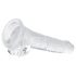 EasyToys - testikkeldildo - 17cm (gjennomsiktig)