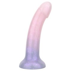 EasyToys Mermaid - glitrende dildo - 19 cm (rosa)