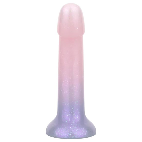 EasyToys Mermaid - glitrende dildo - 19 cm (rosa)