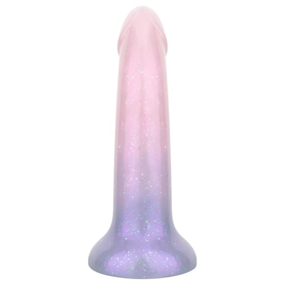 EasyToys Mermaid - glitrende dildo - 19 cm (rosa)