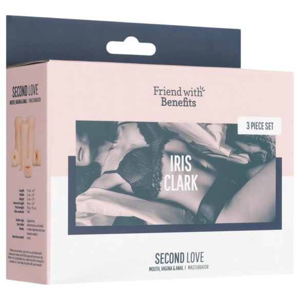 FWB - Iris Clark realistisk masturbatorsett (naturlig)