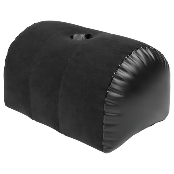 Soveromsfantasier - oppblåsbar sexpute med vibratorholder (svart)