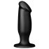 BUTTR AH-1 - sugekopp analdildo (svart)