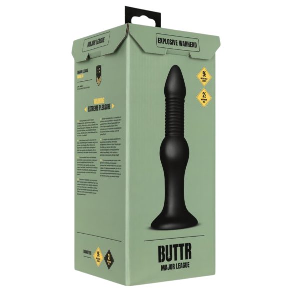 BUTTR Eksplosive Krigshode - anal dildo (svart)