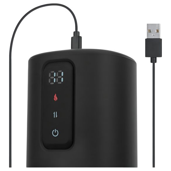 CRUIZR CX11 - Oppvarmet, stimulerende masturbator (svart)